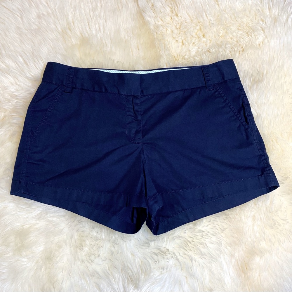 J.Crew Factory Classic Mid-Rise 3” Chino Shorts - Navy
